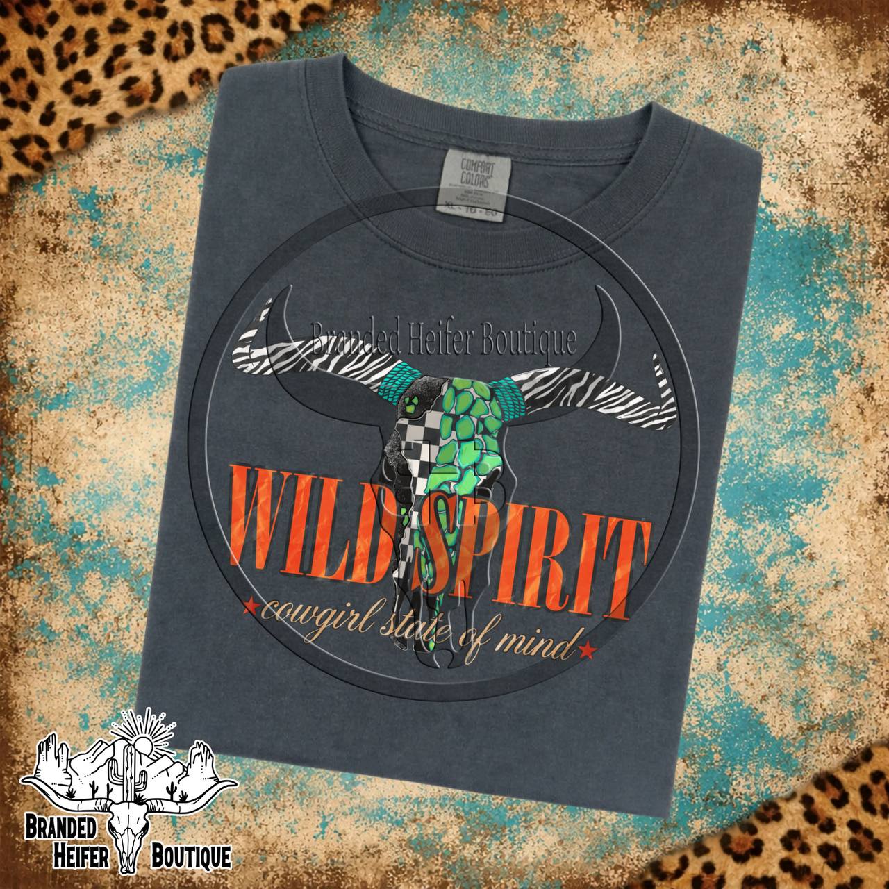 Wild Spirit Cowgirl State of Mind Tee