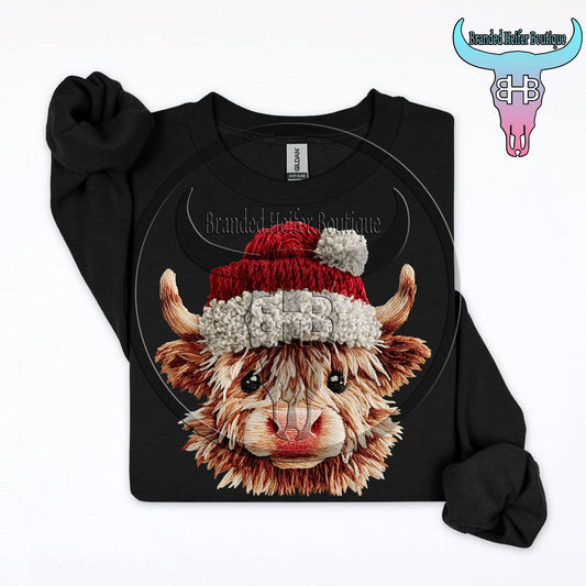 Merry Heifer Christmas Crewneck