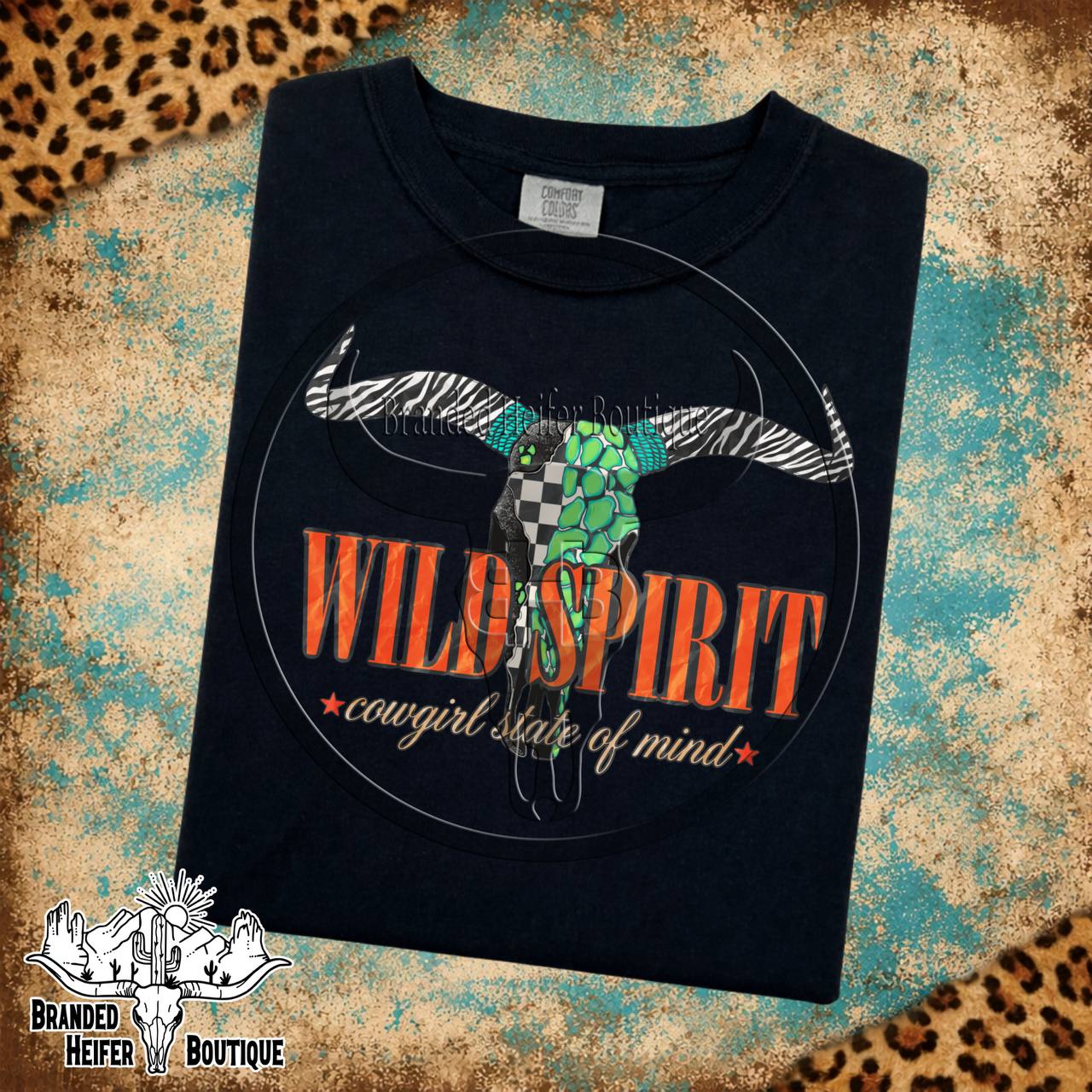 Wild Spirit Cowgirl State of Mind Tee