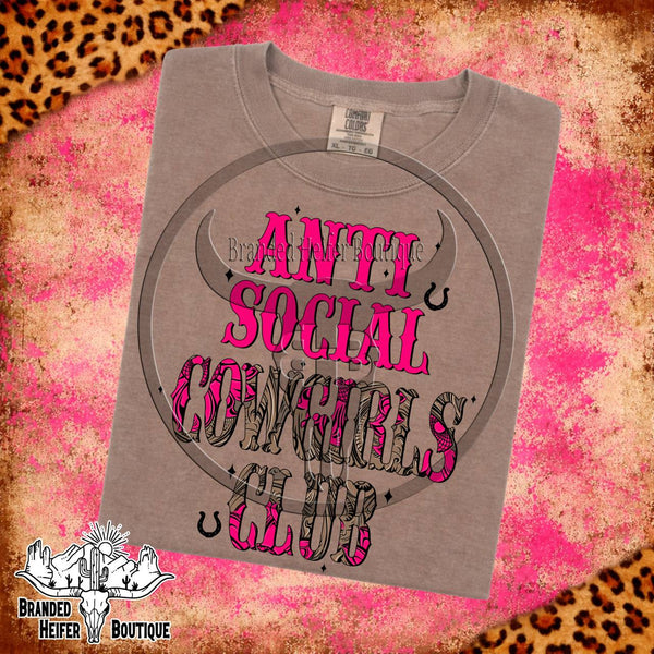 Anti Social Cowgirls Club T-Shirt