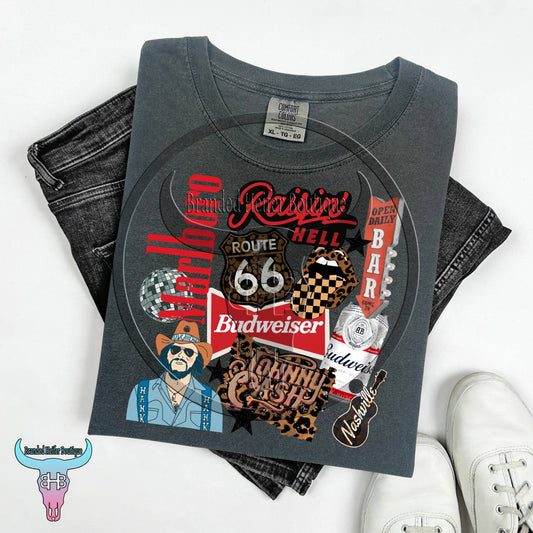 Raisin’ Hell Route Tee