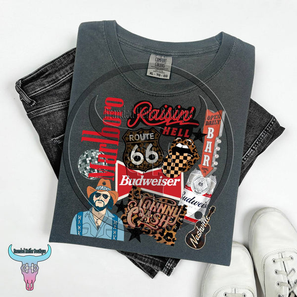 Raisin’ Hell Route Tee
