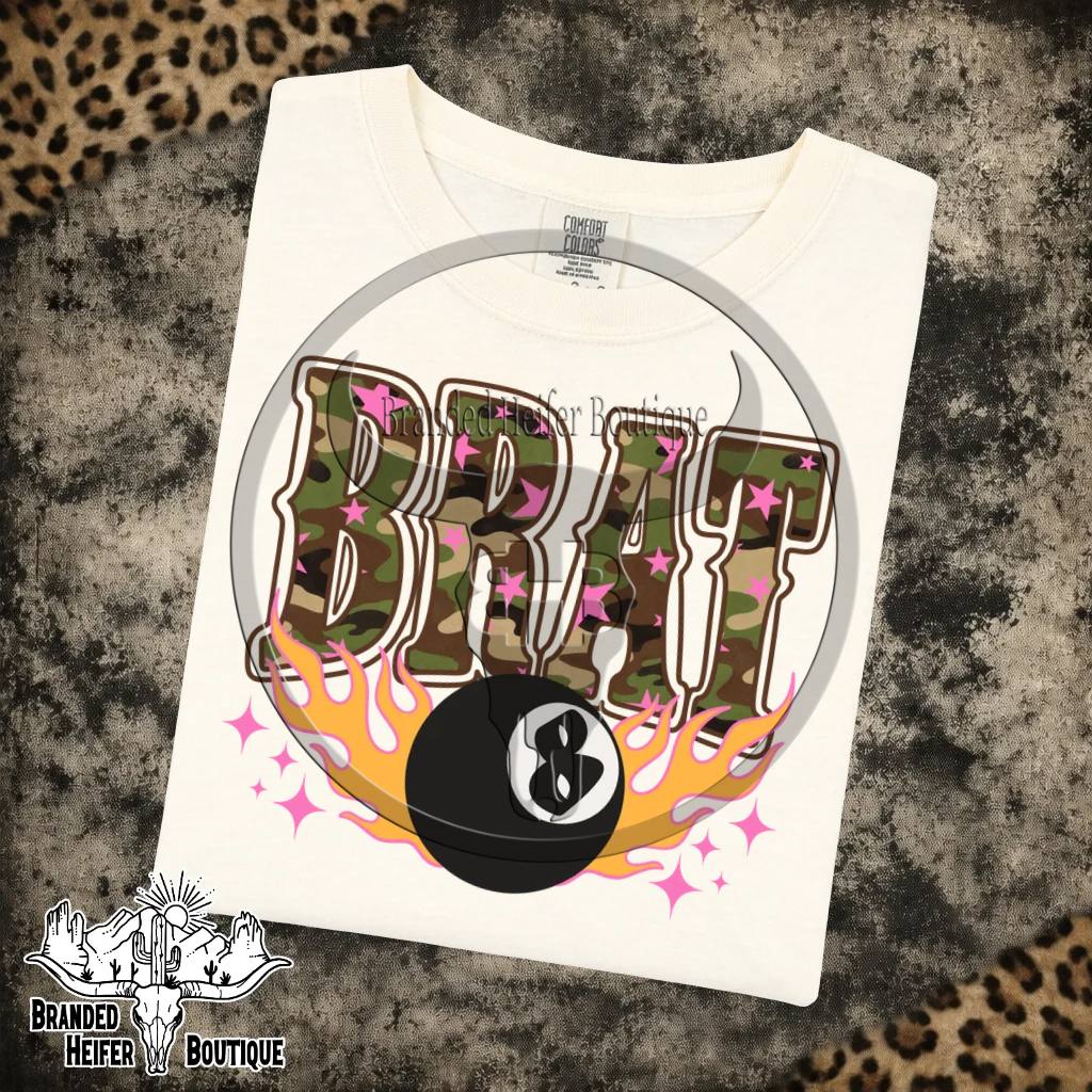 Camo Brat 8 Ball T-Shirt