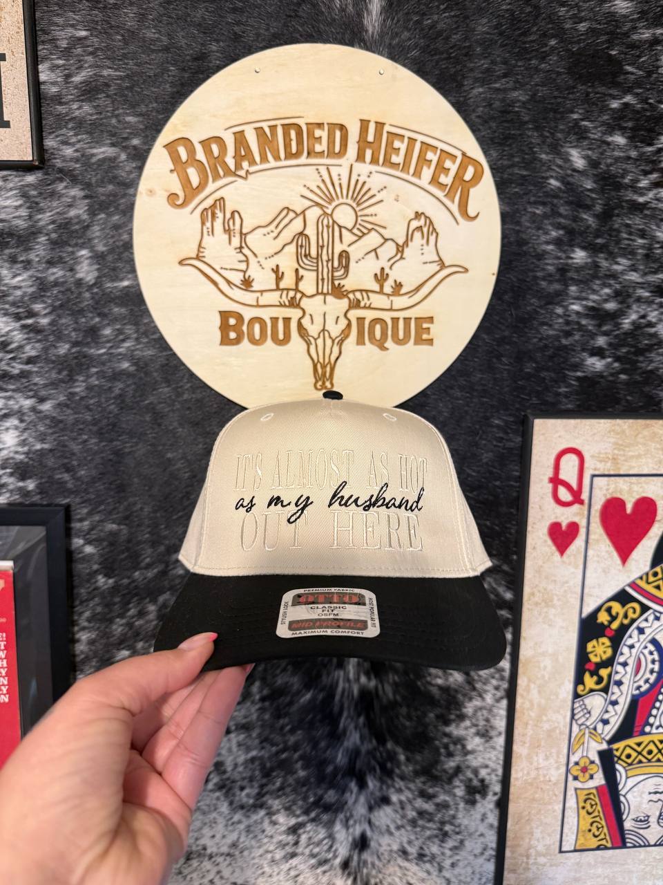 It’s Almost as Hot as My Husband Embroidered Hat