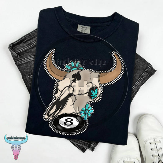 Lucky Skull Western T-Shirt