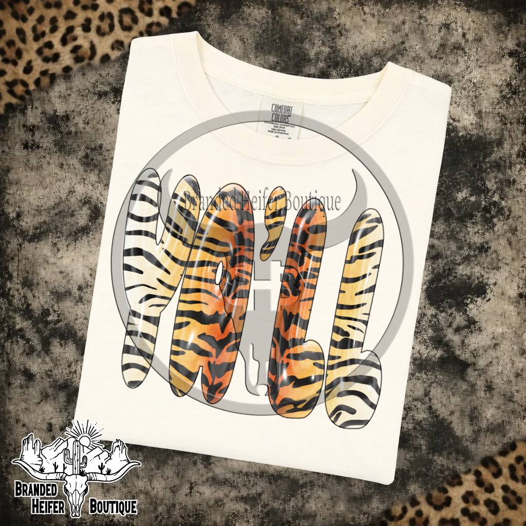Y'ALL Wild Print T-Shirt