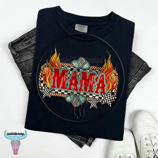 Rodeo Flame Mama T-Shirt