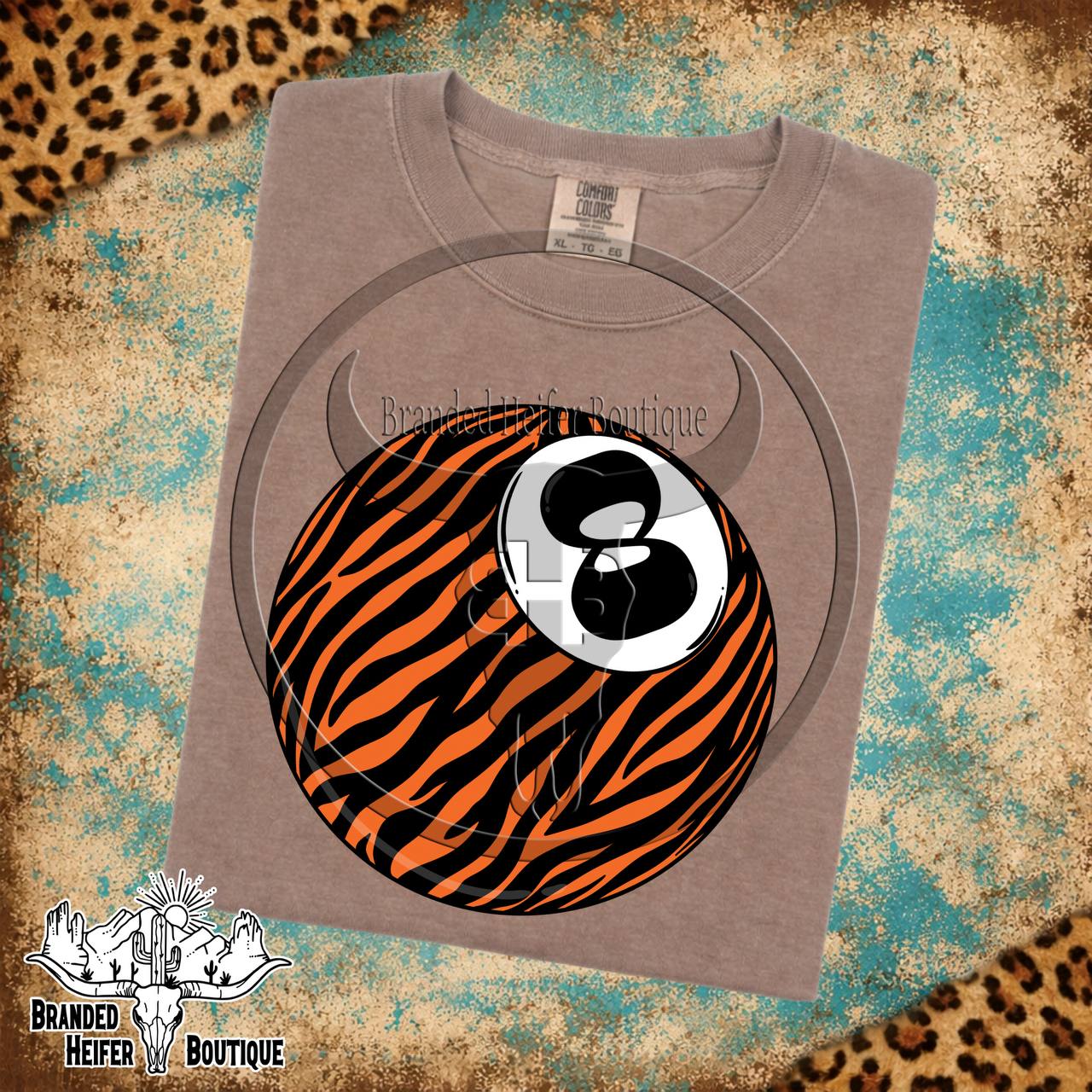 Trendy Tiger Eight Ball T-Shirt