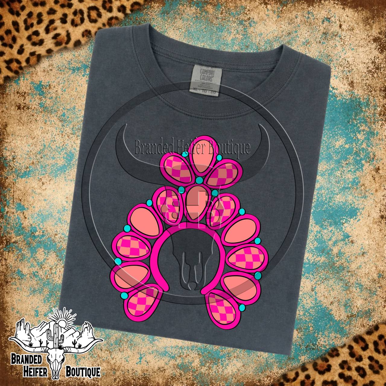 Electric Pink Squash Blossom T-Shirt