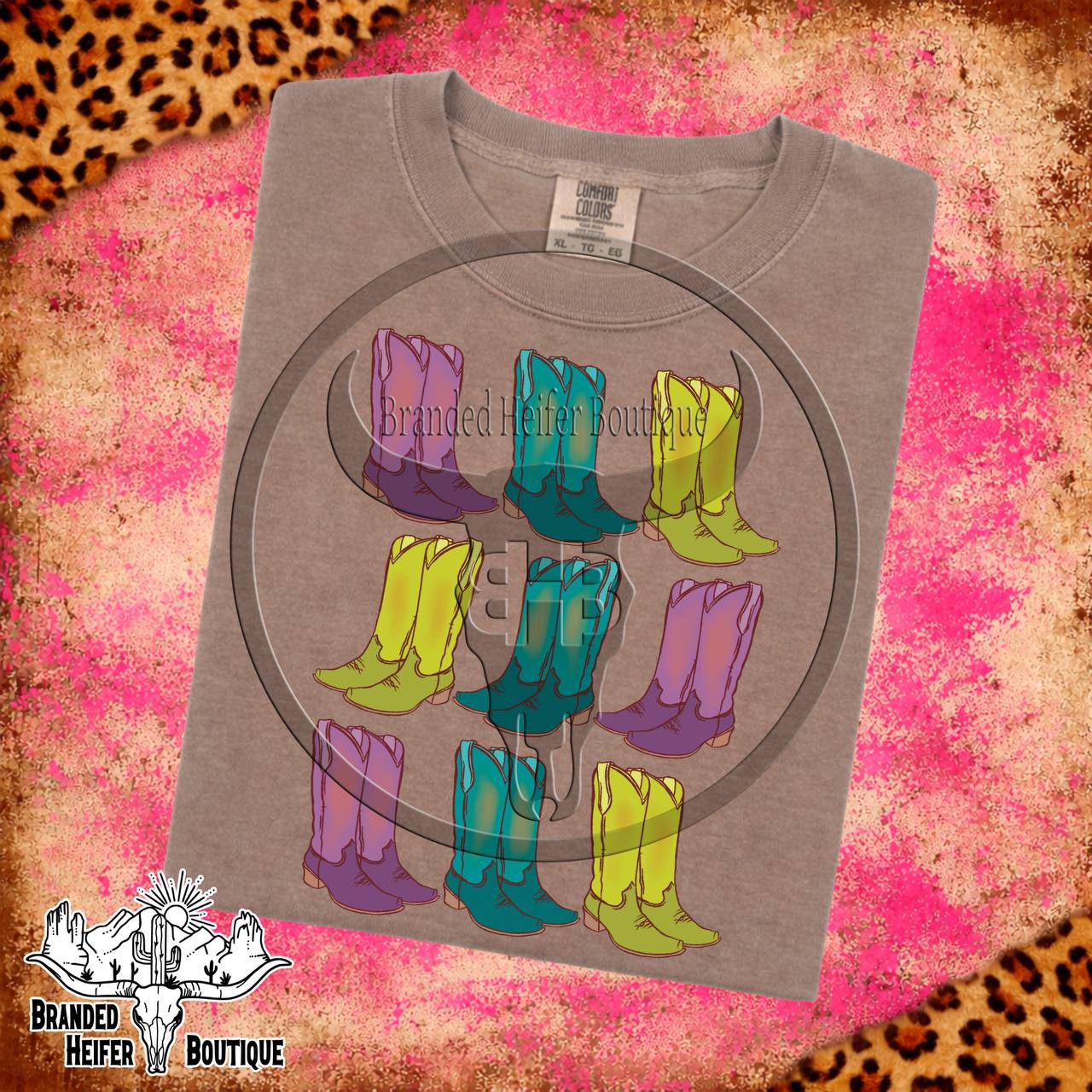 Neon Rodeo Boots T-Shirt