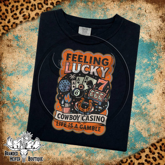 Feeling Lucky Cowboy Casino T-Shirt