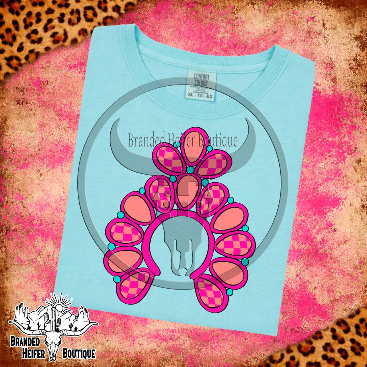 Electric Pink Squash Blossom T-Shirt