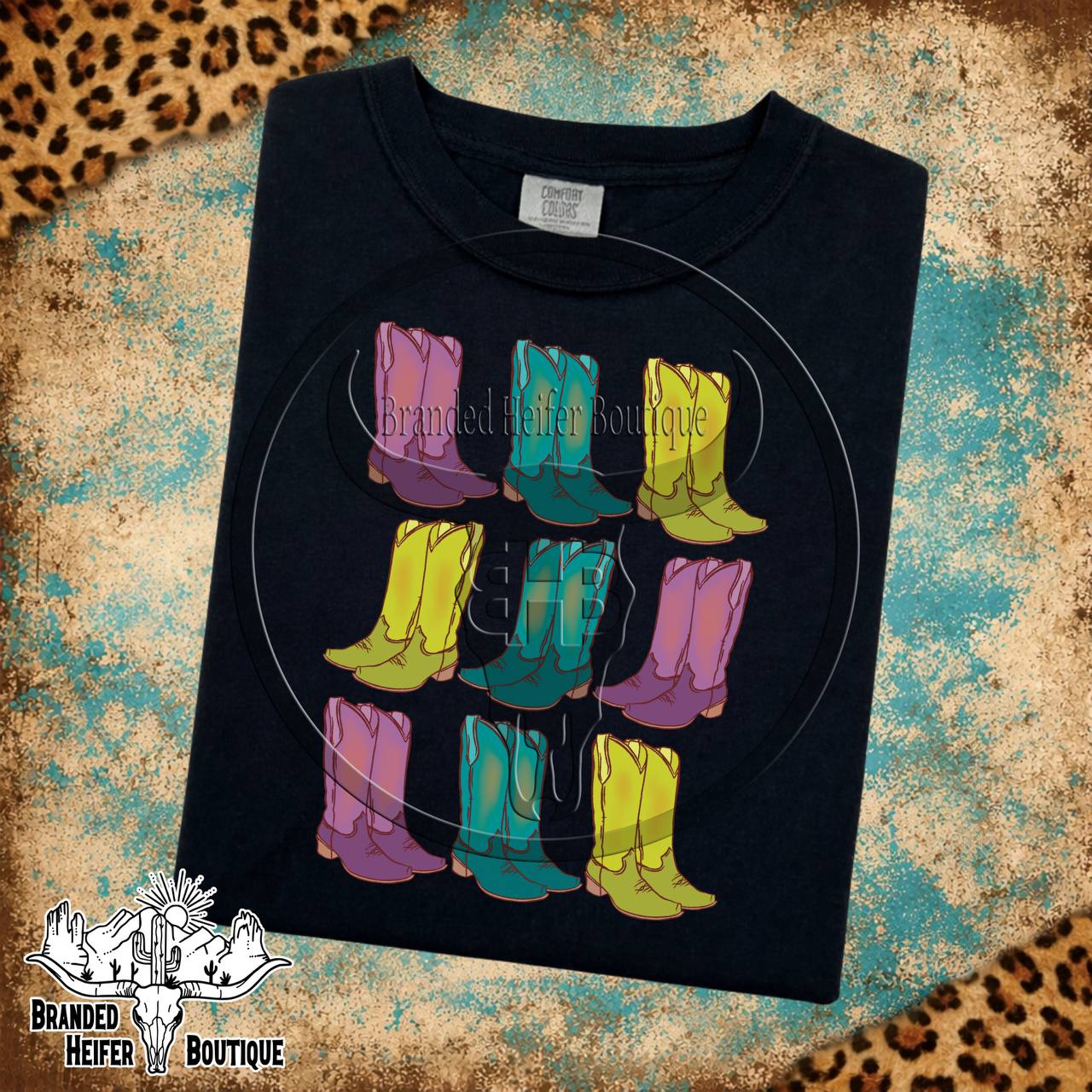 Neon Rodeo Boots T-Shirt