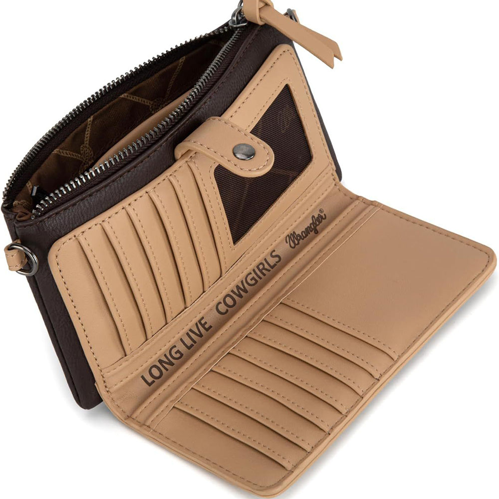Wrangler Crossbody Wallet Cardholder